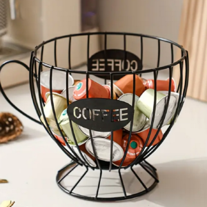 Koszyk na kapsułki do kawy czarny LOFT