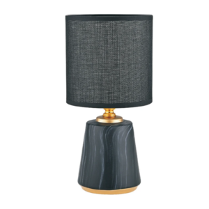 Lampka nocna czarno złota HS8605-BL
