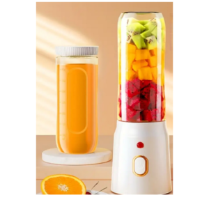 Blender przenośny kielichowy 450 ml USB biały
