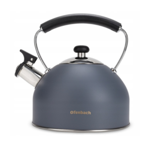 Czajnik z gwizdkiem 2,2 L Ofenbach szary Indukcja/gaz