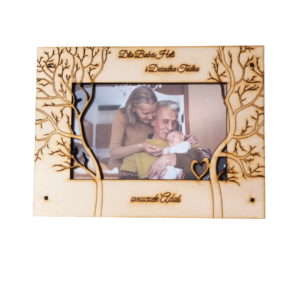 Grawerowana ramka personalizowana na Dzień Babci i Dziadka