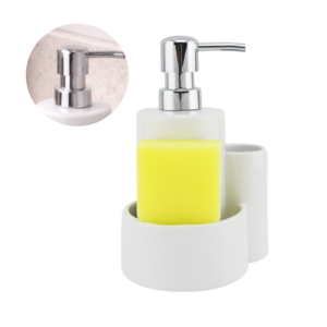 Dozownik płynu ceramiczny biały 320 ml