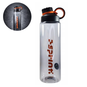 Bidon butelka sportowa na wodę tritan 1L Black